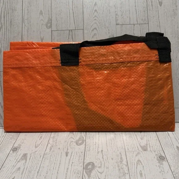 IKEA Limited Edition Orange Large Frakta Kustryfyr Tote Laundry Gear Bag - Picture 5 of 7